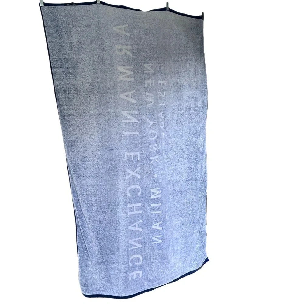 Armani Exchange Oversized Beach Pool Towel Excellent Condition NY Milan 1991